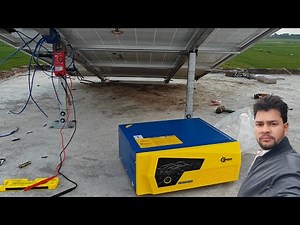 1KW Solar panel Installation|Eastman 1400 va Solar Inverter|Solar Panel Voltage|Wiring