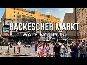 Berlin Hackescher Markt Walking Tour | Explore the Living History of Bohemia’s Famous Market 🏙️ | 4K