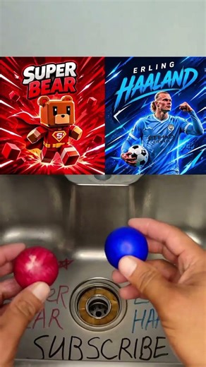 Super Bear 🐻 vs Erling Haaland ⚽Strength or speed — who takes the win?#SuperBear #Haaland #WhoWins