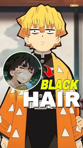How Zenitsu's Hair Became Yellow? #demonslayer #demonslayermovie #zenitsu #anime #animereels | Creeky