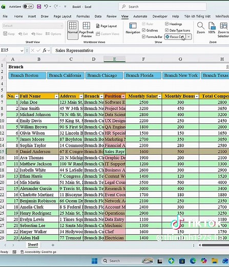 How to create professional reports in Excel.#excel #exceltricks #computer #exceltips #trend