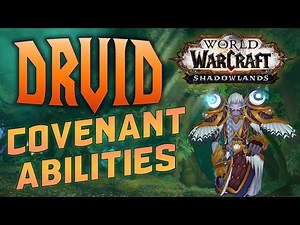 ALL DRUID COVENANT ABILITIES - World of Warcraft Shadowlands Alpha