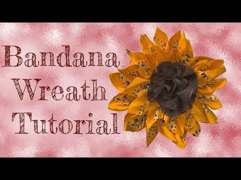 Bandana Wreath Tutorial