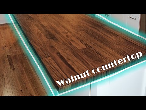 Making a Walnut Countertop
