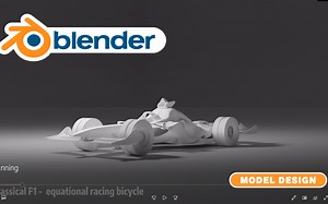 blender - F1方程式赛车的全流程制作教程 - 建模篇