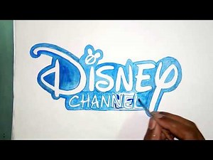 How to draw the Disney channel logo (logo drawing)