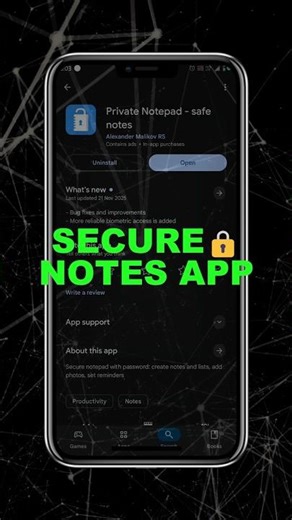 Secure Notes App for Private Notes