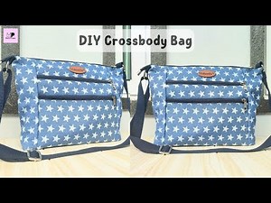 DIY Crossbody Bag Tutorial | DIY Crossbody Bag With Zipper Pocket