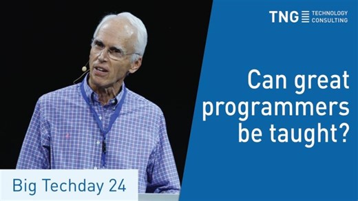 Big Techday 24: Can Great Programmers Be Taught? - Prof. Dr. John Ousterhout | Abdelrahman A.