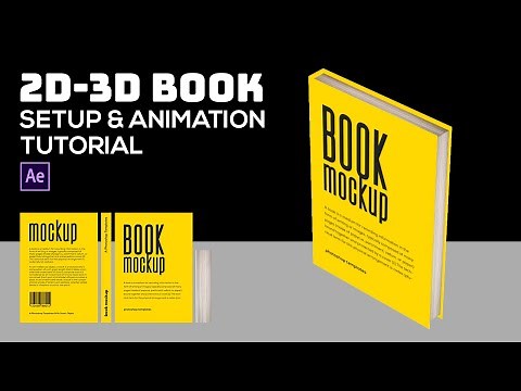 Easy 3D Book Promo in After Effect | Tutorial