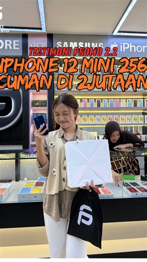 PURWOKERTO PSTORE on Instagram: "TESTIMONI REAL PROMO 2.2 Ip 12 mini 256 cuman di 2jutaan aja🤩"