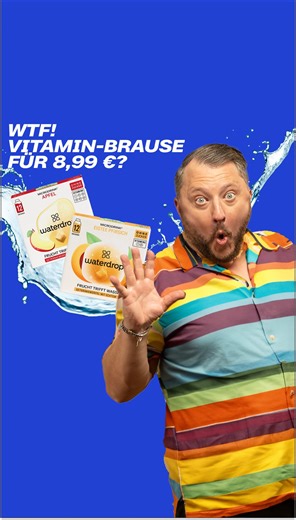 ZDFbesseresser on Instagram: "Waterdrop“ – „Microdrink“. Kleine quadratische Brausetabletten, die man ins Wasser gibt, sollen das Trinken attraktiver machen. Das erklärte Ziel von Waterdrop: mehr Wasser trinken – und das Ganze soll gleichzeitig gut für einen sein. Ein Blick auf die Zutaten zeigt: etwas Fruchtpulver, natürliche Aromen und, um es zuckerfrei zu machen, umstrittene Süßstoffe. Einige Sorten enthalten außerdem Vitamine, die bis zu 25 Prozent des Tagesbedarfs decken. Der Nachteil: Eine