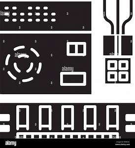 Computer software black icon, vector sign on isolated background. Computer software concept symbol, illustration Stock Vector Image & Art - Alamy