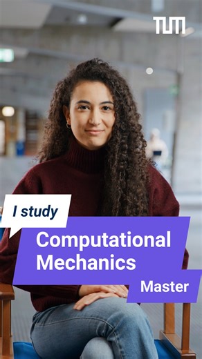 TUM Student Official on Instagram: "🖥️⚙️ Computational Mechanics (M.Sc.) 💬 Ainhoa provides authentic insights into their Master’s degree program at the TUM School of Engineering and Design and their everyday life on Campus Munich. In this degree program, students engage with topics such as continuum mechanics, structural mechanics and stability theory, structural and fluid dynamics, functional analysis, computer science and programming, linear and nonlinear finite element methods, structural a