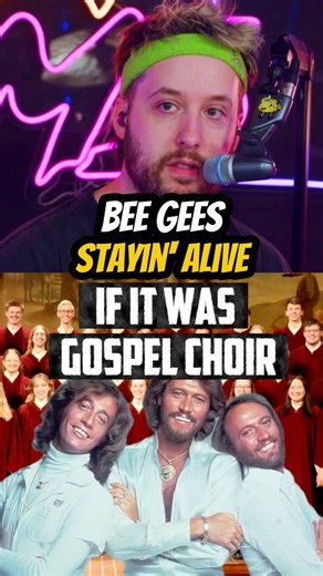 Bee Gees - Stayin Alive if it was Gospel Choir 🤯 watch me LIVE 🥁-> twitch.tv/sethdrums #drums #fyp #ai #stayingalive #throwback | SethDrums