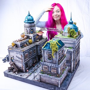 I Built a POST APOCALYPTIC City from Cardboard and Foam! Post apocalyptic cities are a super cool aesthetique, so I built a city mostly out of old cardboard boxes and foam, and dressed it with miniatures! One of my favorite diorama builds for sure!! 😁 | Nerdforge