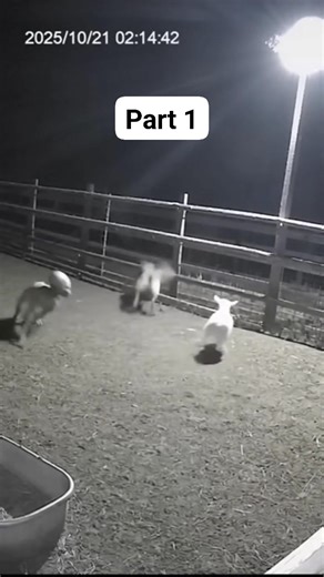 26M views · 145K reactions | You won’t believe what this farm’s CCTV caught last night! A strange alien-like creature tried to grab a lamb, but the brave guard dog saved the day. Watch this unbelievable footage that looks straight out of a sci-fi movie!  #RealOrFake #AlienSighting #CCTVFootage #GoatFarmRescue #DogHero #UnbelievableMoments #FarmLife #AlienEncounter #ViralVideo | Grumbo | Facebook