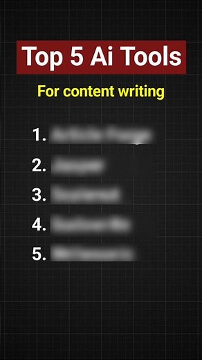 Top 5 AI Tools for Content Writing in 2026 (Best for Bloggers & Creators!)