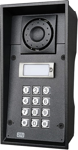 Amazon.com: 2N Helios IP Force 9151101K - Intercomunicador resistente con teclado - IP65/IK10 - 1 botón - SIP VoIP, PoE, Ethernet - Unidad de acceso exterior resistente : Herramientas y Mejoras del Hogar