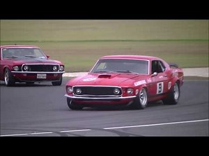 Allan Moffat's Coca Cola 1969 Boss 302 Trans Am Mustang Phillip Island Historics 2015