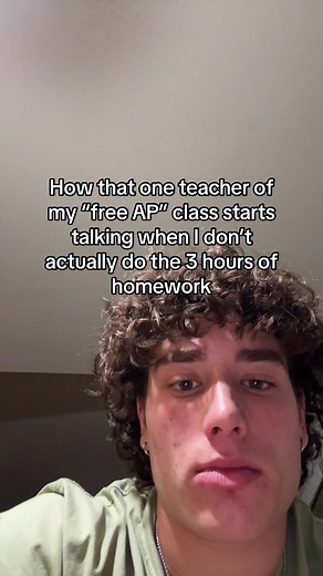 I did not sign up for a hard class bruh #ap #homework #school #100 #fyp