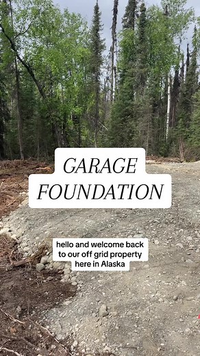 We are so tired and so sore but the work must continue! #alaska #offgridalaska #offgrid #selfreliance #woods #tinyhouse #fyp #lifeoffgrid #outlawcanner #propertydevelopment #polebarn #construction #building