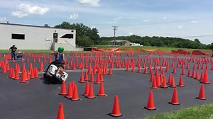 Lock & Lean 2015: This has to be the most technical course we've ever run at competition! Lots of fun, but no room for error. Four cones down, but didn't drop it like I did in the first run!! Lock and Lean Precision Motorcycle Riding LLC | Kaitlin Riley