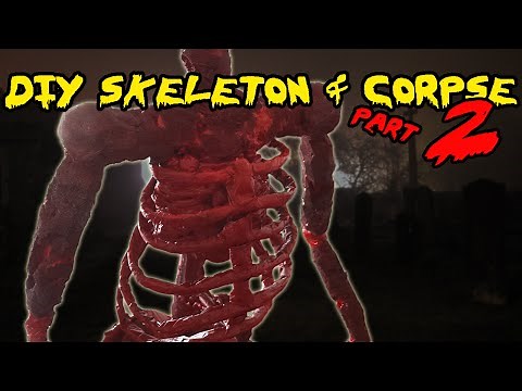 How to make a skeleton and corpse – Part 2, DIY homemade Halloween Prop