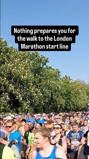 LONDON MARATHON - NOTHING PREPARES YOU FOR THIS. 👀😱 #LondonMarathon #London #Running