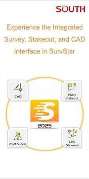 Experience the Integrated Survey, Stakeout, and CAD Interface in SurvStar