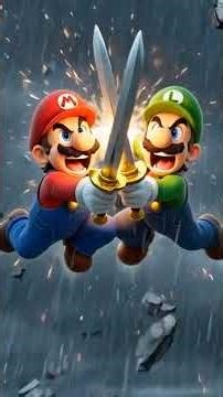 Epic sword battle MARIO VS LUIGI