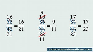 Aprende a simplificar fracciones con este vídeo | videosdematematicas.com