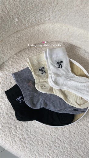 Coquette Ribbon Socks for Girls: Stylish and Cute