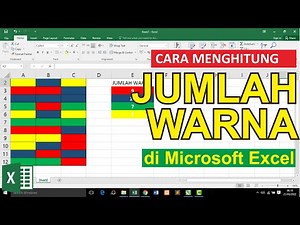 Cara Menghitung Jumlah Warna Pada Excel dengan VBA