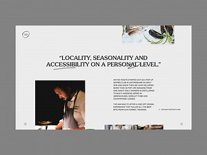 Restaurant landing page
