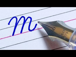 Cursive Writing A to Z | How to write in cursive with Fountain Pen | American Cursive Handwriting