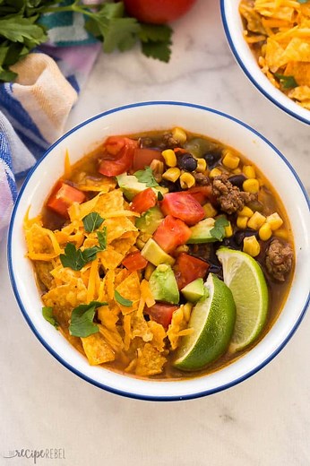 Easy Taco Soup recipe
