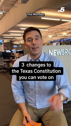 380K views · 2.8K reactions | Texans will decide the fate of 17 constitutional amendments and dozens of other local propositions and elections in the Nov. 4 election. Here are three interesting proposed amendments to the Texas Constitution that will be on the ballot. | NBC DFW | Facebook