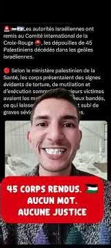 45 corps, les mains liées. Et personne ne dit rien.