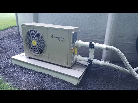 Fibropool FH-120 Pool Heat Pump Heater - Easy 120V Install & Overview! 🔥💦 #PoolHeater #summer #short