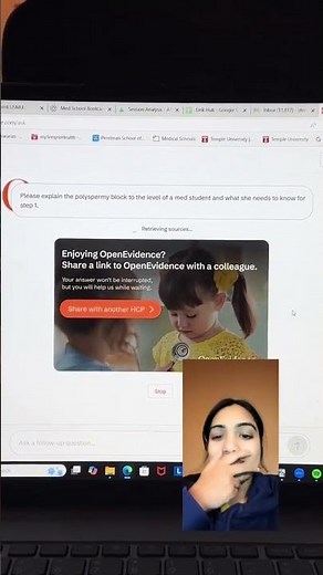 Open Evidence is an AI that uses peer reviewed articles to generate accurate responses. #medicine