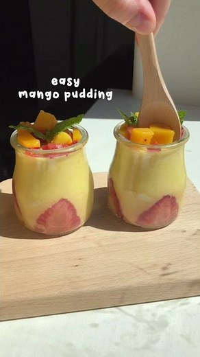 EASIEST Mango Pudding You'll Ever Make!