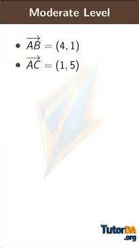 Find area of triangle using vectors in 30 sec #shorts #math #tutorda