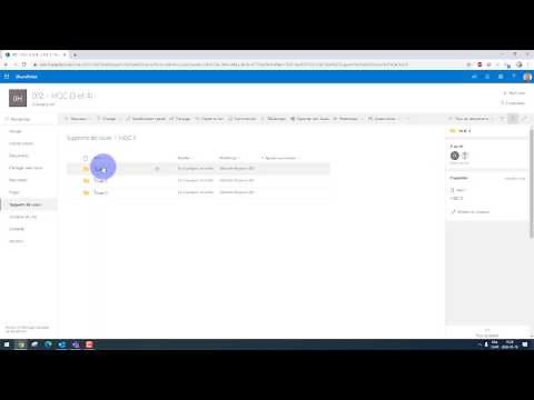 Déplacer des dossiers dans Microsoft Teams.