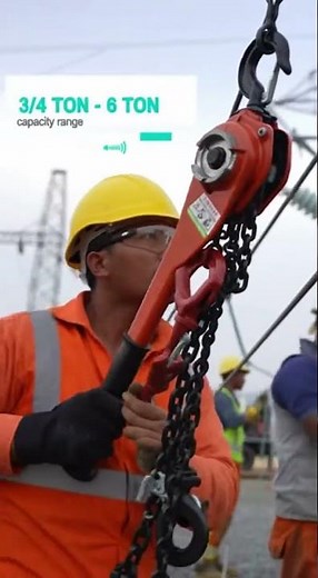 OHTL Power Line Work: The Hand Wrenching Chain Tackle Block You MUST See!