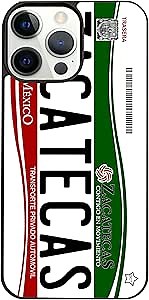 Zacatecas Placas Phone Case - License Plate Phone Case (iPhone 13 Pro Max), Black, zac