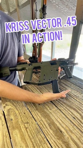 Kriss Vector .45 ACP in Action! #viral #airsoft #edc