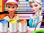Play Elsa and Anna Eggs Painting | Free Online  Games. KidzSearch.com