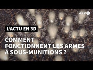 Comment fonctionnent les bombes à sous-munitions ? | AFP Animé
