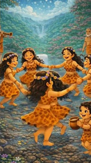 Tribal Kids GOT THE MOVES! 🔥 Tribal Dance Viral 💃 #kidsshorts #viralshorts @lifewithpradi